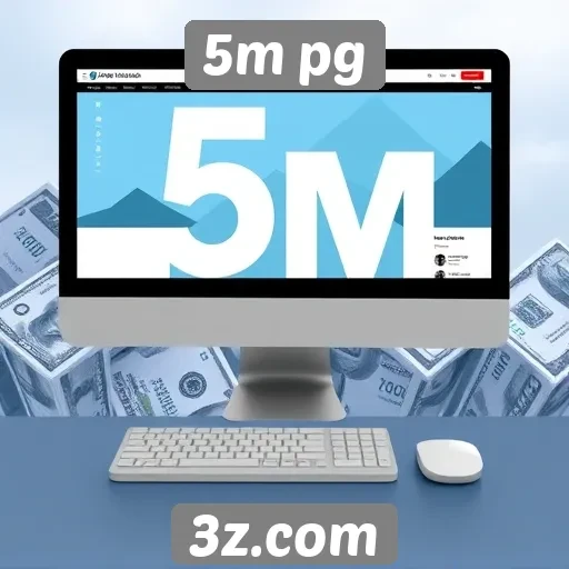 Receitas e monetização do site 5m pg